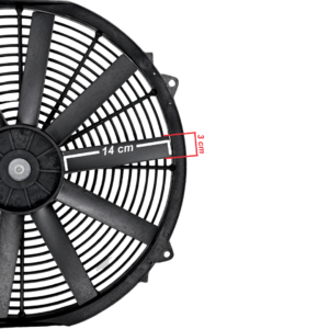 Eletro Ventilador Universal 16 Polegadas Para Radiador Ev16